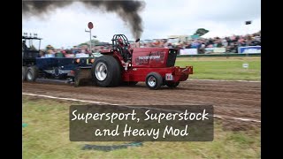 Superstock Superstock and Heavy Mod Tractor Pulling from Great Eccleston Show 2024 [upl. by Birkett]