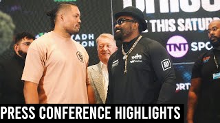 Joe Joyce vs Derek Chisora  FULL PRESS CONFERENCE HIGHLIGHTS [upl. by Sheri120]