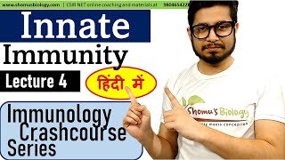 Innate immunity in Hindi  Immunology lecture 4 [upl. by Arlo]