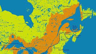 Le territoire du Québec de 1980 [upl. by Ardnaz]