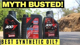 BEST SYNTHETIC OIL MOTUL 300V vs LIQUI MOLY STREET RACE  MOTUL 300 V2  FULLY SYNTHETIC OIL REVIEW [upl. by Nwahsyd]