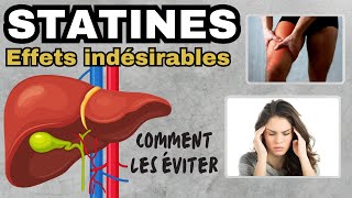 STATINES et leurs EFFETS INDÉSIRABLES  Atorvastatine Simvastatine Pravastatine Fluvastatine [upl. by Alameda827]