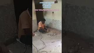 house maintenance work mannargudi house core cutting construction civil maintenance [upl. by Yolane]