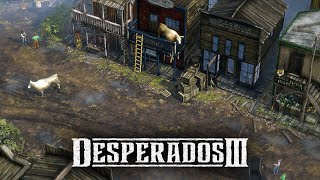 Desperados 3  Mission 8 One Hell Of A Night Desperado No Save [upl. by Keslie]