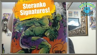 Steranko Signed Comics From The Con [upl. by Nyliuqcaj957]