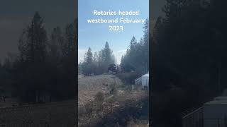 Rotaries headed westbound February 2023 [upl. by Sudhir]