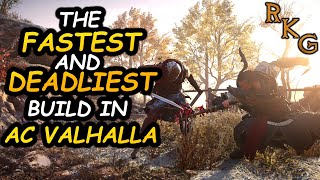 The Fastest and Deadliest build In AC Valhalla  Best Build [upl. by Bittner542]