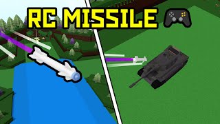 How to make a working remote control missile BABFT TUTORIALwith mobile conversion [upl. by Dnomra544]