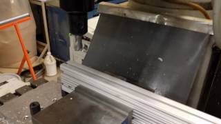 CNC milling 8020 aluminum [upl. by Nahshon]