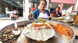 EXTREME Mexican Street Food in Oaxaca  INSANE Mexican Street Food Tour in Oaxaca Mexico [upl. by Nisse]