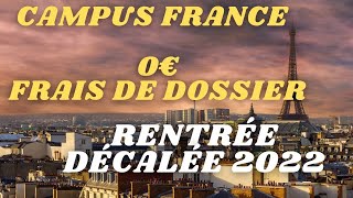 Campus France  Écoles privées pour la Rentrée de Janvier [upl. by Uaeb]