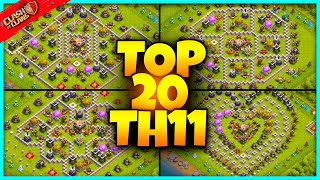 Best INSANE TH11 WARTROPHY Base Link 2024 Top20 Clash of Clans  Town Hall 11 War Bases [upl. by Nikoletta]