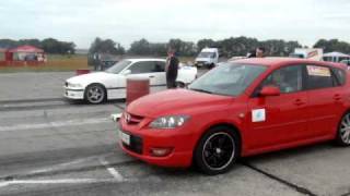 Mazda 3 MPS vs BMW M3 E36 [upl. by Araiet]