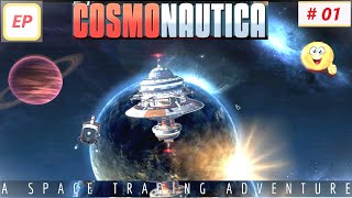 Cosmonautica  01 – Start von der Raumstation – Handeln  Schmuggeln  Kämpfen  deutschgameplay [upl. by Gorrono757]