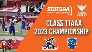 Sioux Falls Lincoln vs Bishop OGorman  2023 Class 11AAA Football Championship  SDPB Sports [upl. by Airbas690]