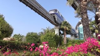 Dubai Palm Jumeirah Driverless Monorail [upl. by Orodoet]