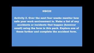 QCF NVQ Level 2 Health amp Social Care Unit 22 Answers [upl. by Naveb565]