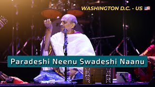 Paradeshi Neenu Swadeshi Naanu  Washington DC  US  LIVE Concert  DrVidyabhushan [upl. by Etnaihc]