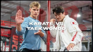 Karate vs Taekwondo  Kicks with Nat Hearn [upl. by Anytsirhc75]