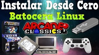 Convierte tu PC antiguo en una Multi Juegos Con Batocera Linux Instalar en Pendriver y disco duro [upl. by Damahom]