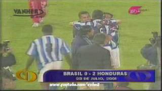 Honduras vs Brasil 20 Cuartos de Final Copa America 2001 [upl. by Inaliel]