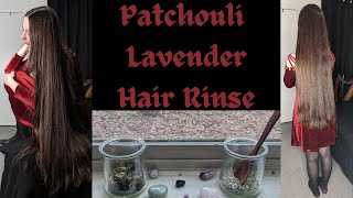 Patchouli Lavender Clarifying Hair Rinse for Long amp Healthy Hair🖤 [upl. by Raines]