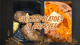 Perfectly Baked Sweet potatoes in Air fryer [upl. by Noyes]