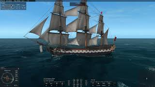 Admiraal de Ruyter 3rd Rate Vs Pavel 2nd Rate Naval Action [upl. by Etz]