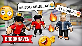 TRABAJANDO en la TIENDA de BROOKHAVEN 🤪termina mal ft ONEFLOWYT [upl. by Coryden116]