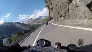 Ride the Alps 2  Sommer 2016 Schweiz  Kawasaki Z750 GoPro [upl. by Imot]