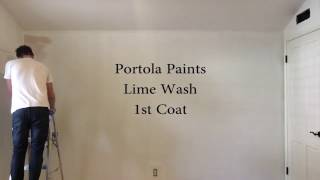 Portola Paints  Lime Wash Timelapse [upl. by Saraiya807]