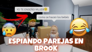 ESPIANDO PAREJAS en BROOKHAVEN 😏🔥 [upl. by Arthur]