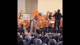 J Brahms Violinkonzert Maria Solozobova BSOF Frankfurt Monika Wolinska [upl. by Aihtibat]