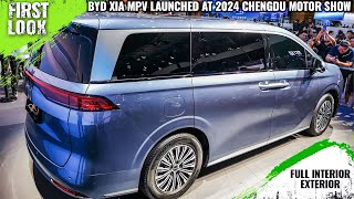 BYD Xia Plugin Hybrid MPV Launched In China  200 Km EV Range  Full Interior Exterior [upl. by Celina]