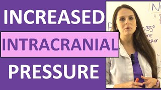 Increased Intracranial Pressure Nursing Pathophysiology NCLEX Symptoms Cerebral Perfusion Pressure [upl. by Attenyw]