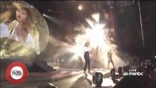 Jay Z amp Beyoncé  Holy Grail amp Forever Young LIVE Global Citizens Concert Central Park [upl. by Aihseuqal393]