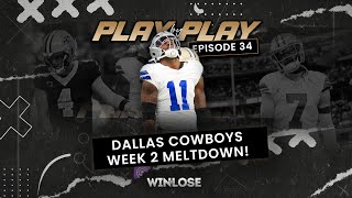 Play by Play Episode 34 Dallas Cowboys Week 2 Meltdown dallascowboys cowboysnation [upl. by Sherie]