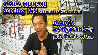 CARA MUDAH SETING SMD amp IVS pada DVR Dahua XVR5116HI3 Wizsense series [upl. by Berkie]