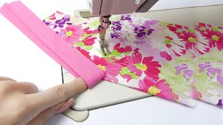 The simplest technique sewing a neckline without any mistakes [upl. by Oiril277]