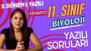 SENARYO 1  11 SINIF BİYOLOJİ 2 DÖNEM 1 YAZILIYA HAZIRLIK  PDF 2023  2024 [upl. by Chap]