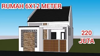 RUMAH MINIMALIS 6X12 METER [upl. by Fantasia]