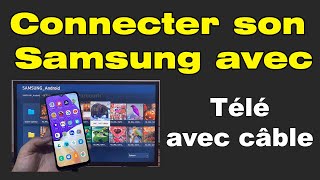 Comment connecter son telephone à sa télé avec cable USB [upl. by Oilegor]