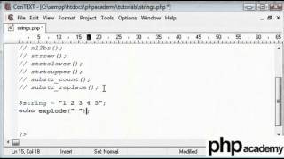 PHP String Functions Part 1  English [upl. by Arlee]