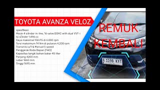 Toyota Grand New Avanza Veloz 15 AT  Review Lengkap Black Edition [upl. by Suoiradal]