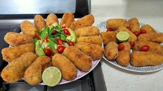 🔴CROQUETAS DE ATUN CON QUESO MANCHEGO ¡¡CRUJIENTES POR FUERA SUAVES POR DENTRO🔴 [upl. by Paolo]