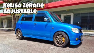 Perodua Kelisa Setup Adjustable Zerone [upl. by Aniretac]