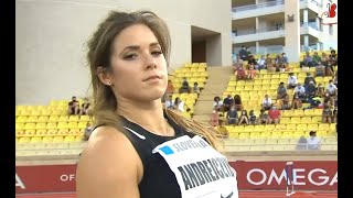 Maria Andrejczyk beautiful javelin throw [upl. by Laehcimaj]