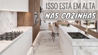 IDEIAS QUE ESTÃO EM ALTA PARA DECORAÇÃO DE COZINHAS  COMO FAZER UMA COZINHA MODERNA [upl. by Llerihs]