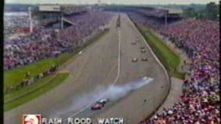 92 Indy 500  Mario Andretti crash [upl. by Cindelyn]