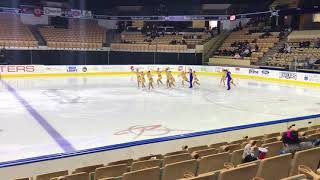 2018 Jan 6 Sparklers Synchro Skills 2 at Colonial Synchro Classic DCU in Worcester MA [upl. by Earlene]